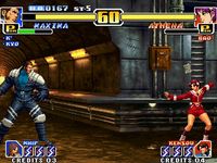 une photo d'Ã©cran de The King of Fighters 99 - Millenium Battle sur SNK Neo Geo